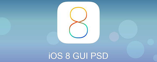 iOS8 GUI psd