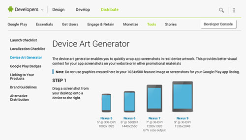 快速生成Nexus设备的APP截图工具 - Device Art Generator