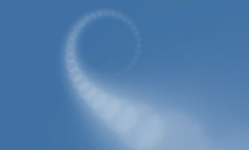 cloudy spiral effect css3 open source