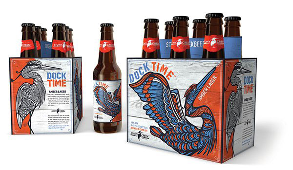 Stony Creek Brewery Dock Time Amber Lager Packaging