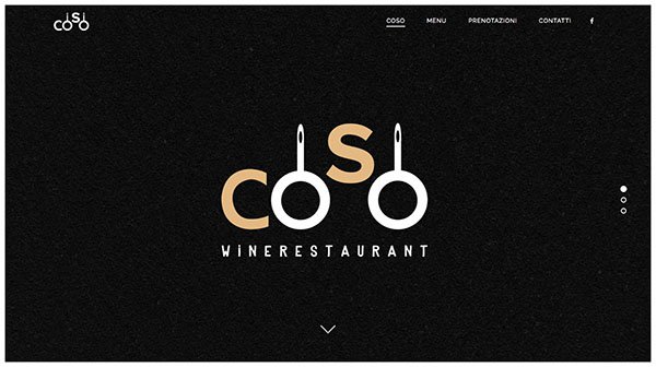 网页设计欣赏：COSO Winerestaurant