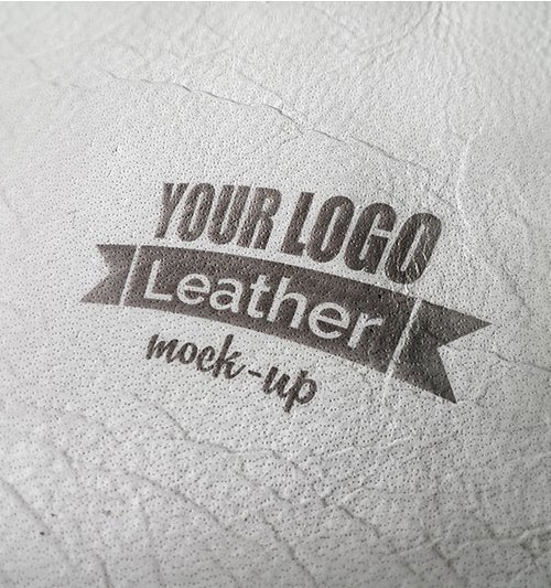 Photorealistic Leather Mock-up