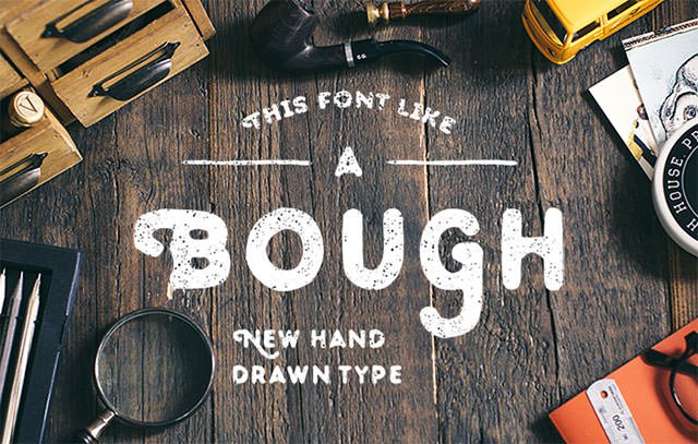 英文字体 bough-font