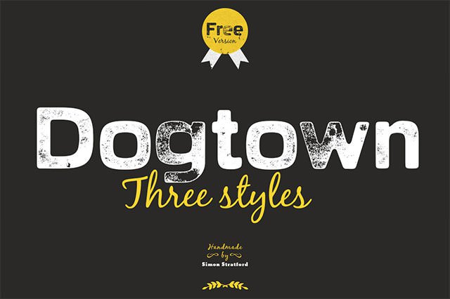 英文字体 dogtown-font