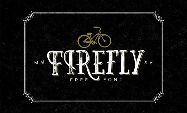 英文字体 firefly