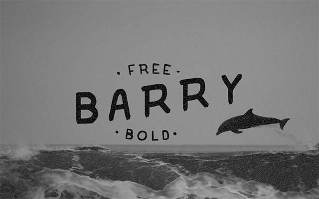 英文字体 barry-bold