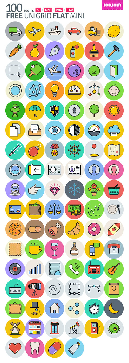 100-unigrid-icons