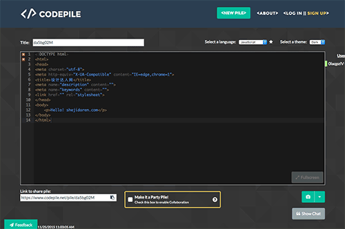 CodePiple preview