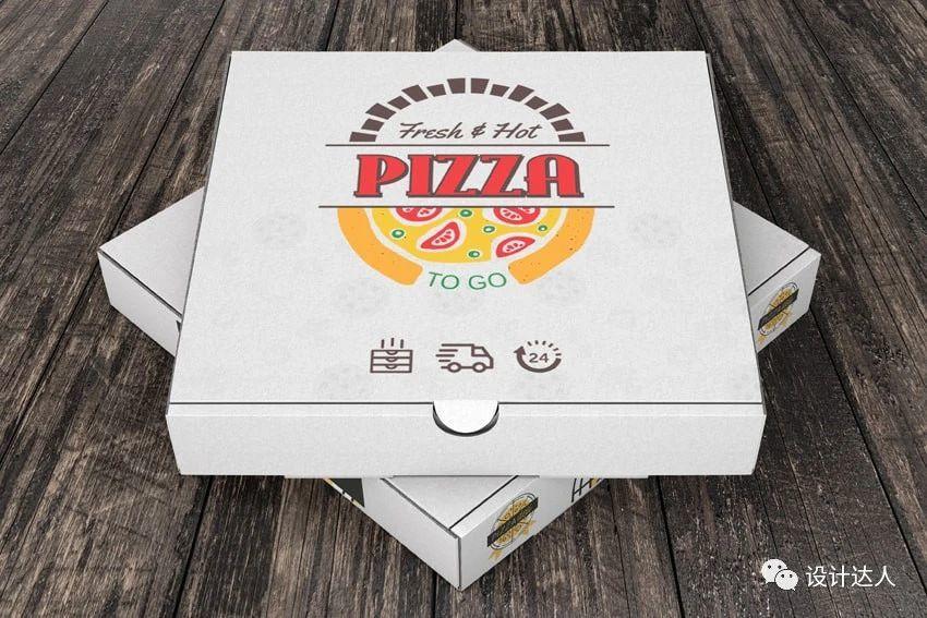 比萨LOGO和比萨盒包装设计教程（illustrator）