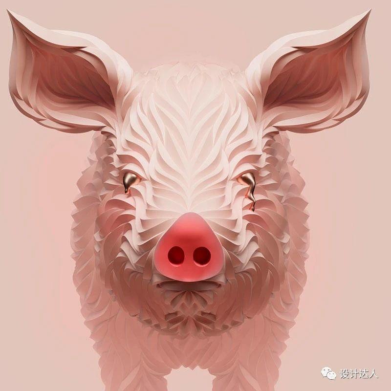 这组3D动物肖像设计，让微信头像惊艳整个朋友圈