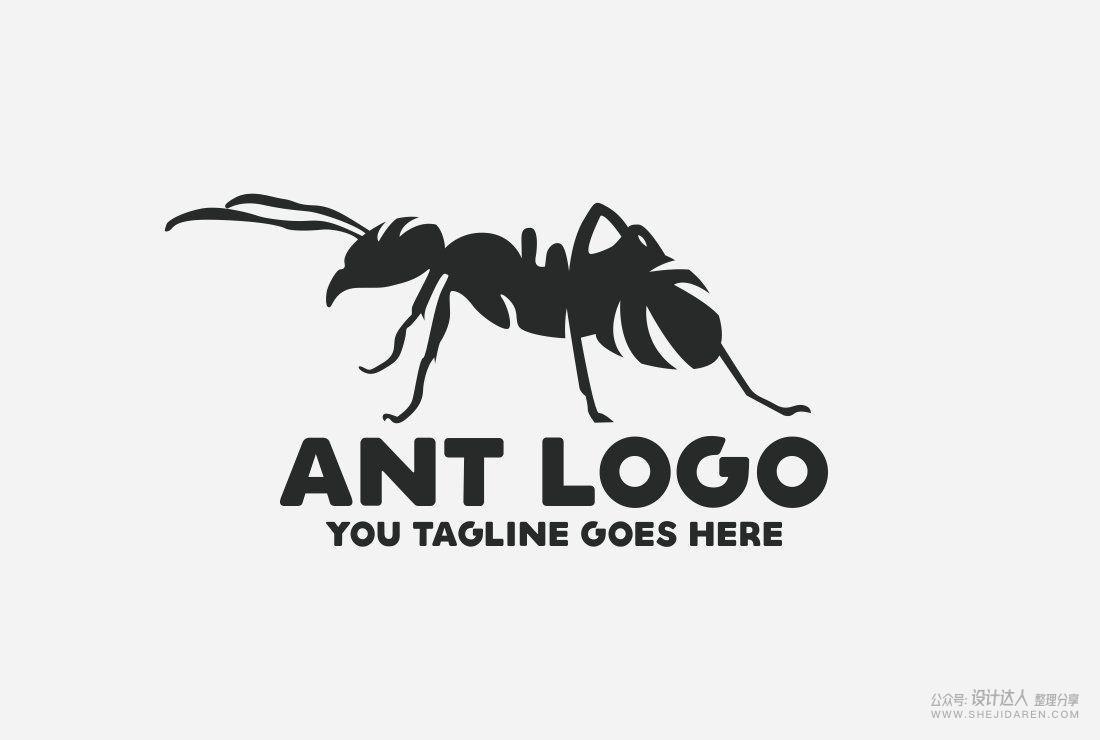 32个可爱的蚂蚁LOGO设计作品