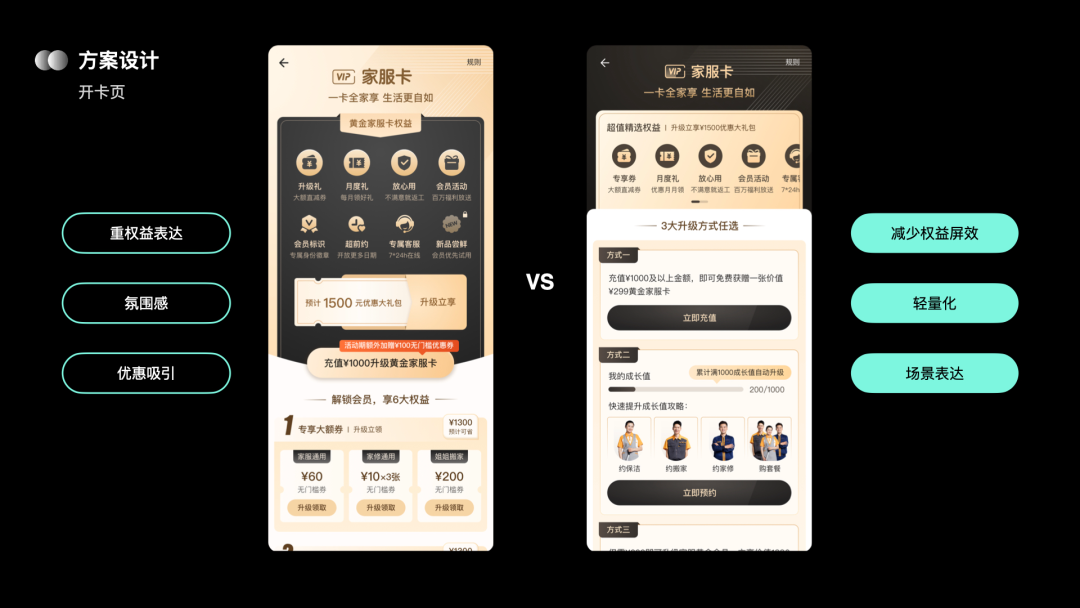 自如家服卡会员体系搭建 | APP设计复盘