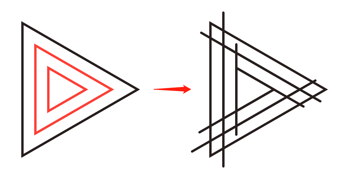 实用LOGO教程：红色三角图形标志的设计过程