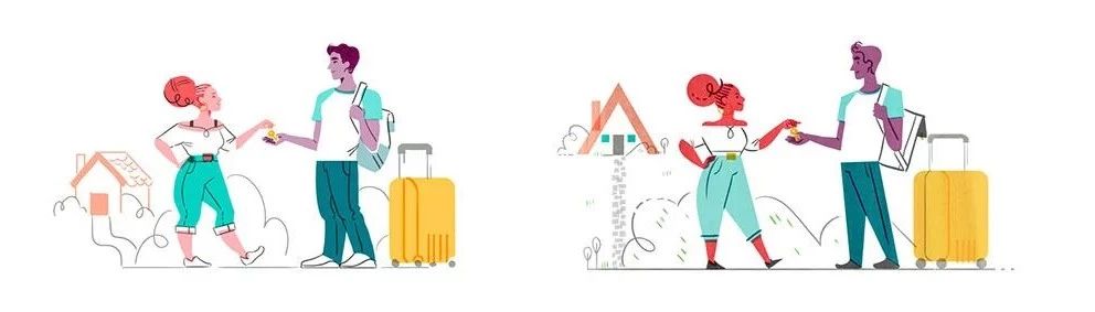 Airbnb：创建更具包容性的视觉识别插图指南