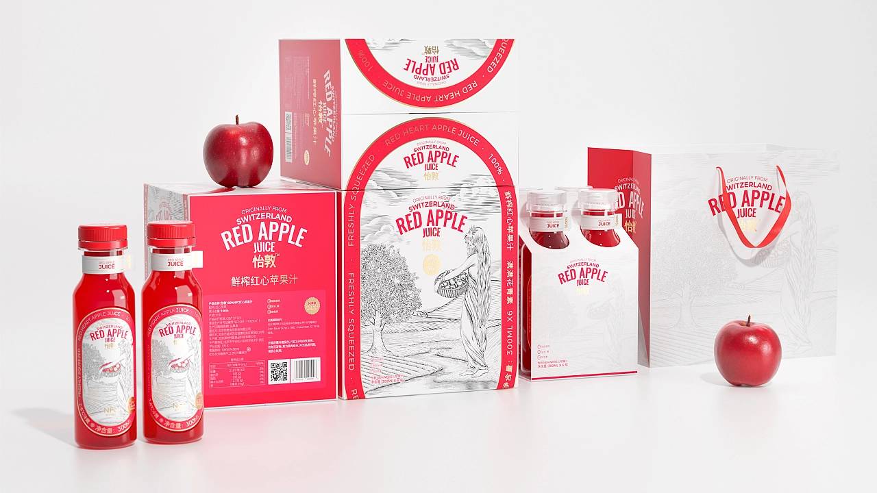 苹果汁饮料包装设计