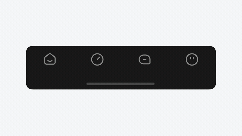 UI界面的Tab bar动态设计提示