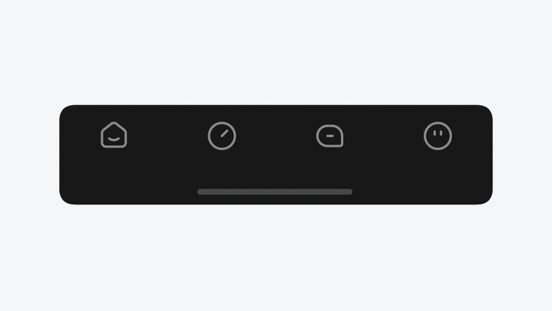 UI界面的Tab bar动态设计提示