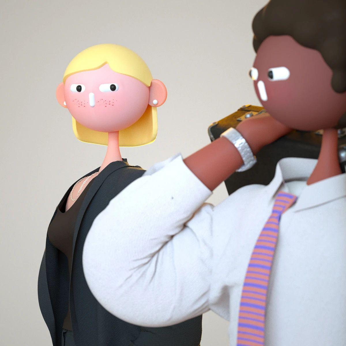 Cabeza Patata情侶設計師強強聯手：女生平面插畫，男生3D設計