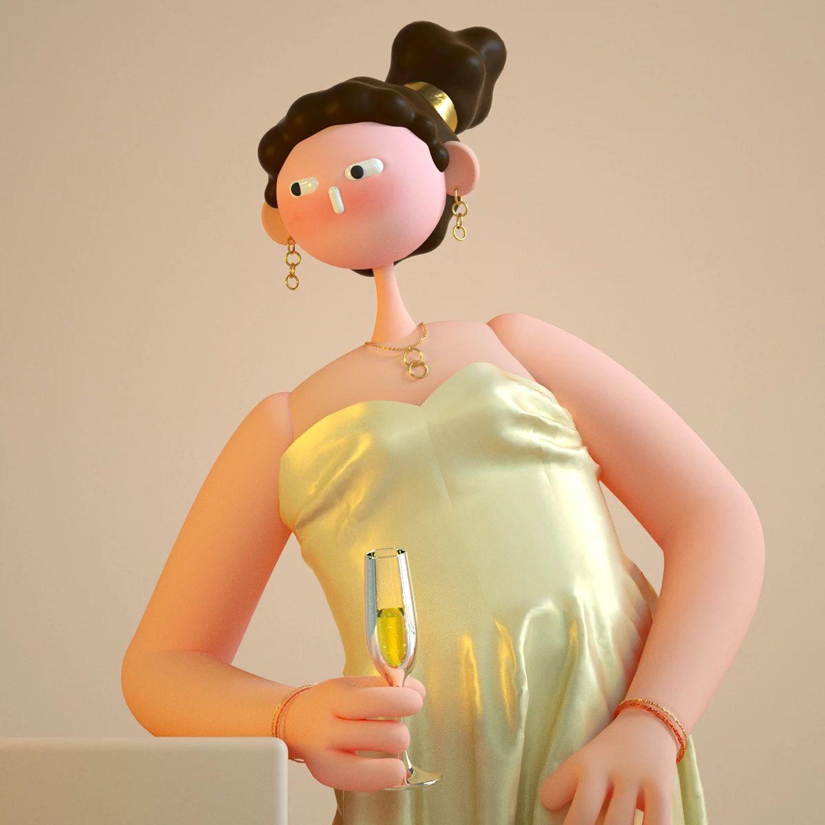 Cabeza Patata情侶設計師強強聯手：女生平面插畫，男生3D設計