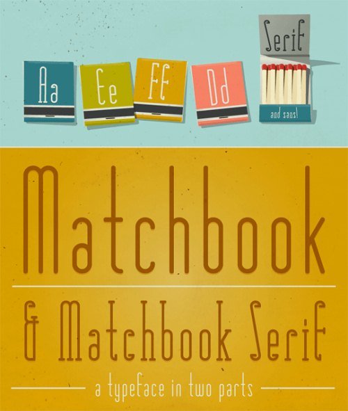 Match1 in 25 New Free High-Quality Fonts