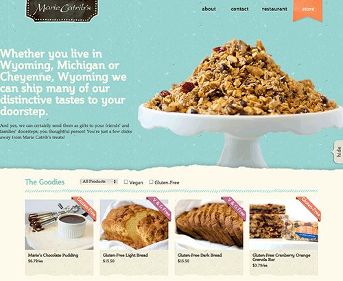 The-Goodies- -Marie-Catribs-copy in Showcase of Beautiful (or Creative) E-Commerce Websites