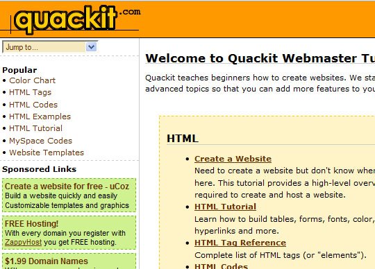 Quackit-Best-Websites
