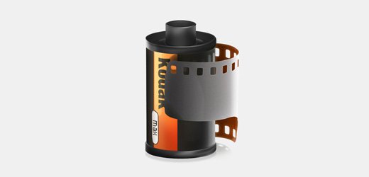 Draw a Roll of Camera Film in Photoshop