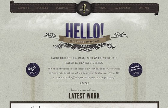 instantShift -  Inspirational HTML5 Web Designs