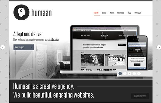 instantShift -  Inspirational HTML5 Web Designs