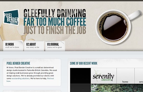 instantShift -  Inspirational HTML5 Web Designs