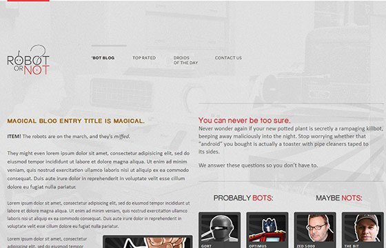 instantShift -  Inspirational HTML5 Web Designs