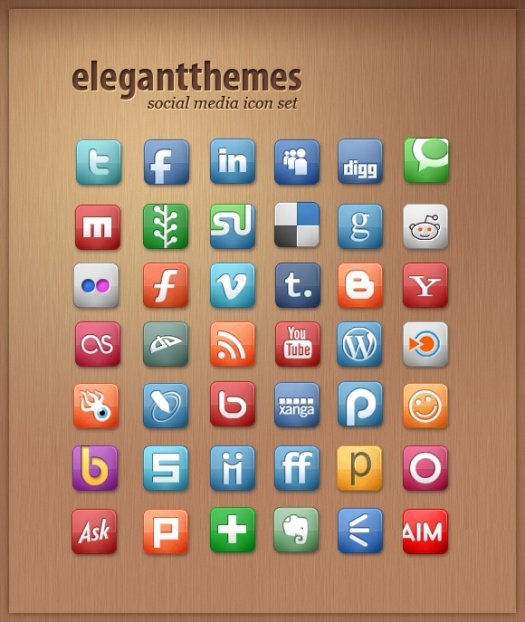 ElegantThemes Social Media Icons
