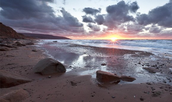 Inverness Beach Sunset