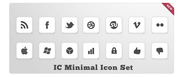IC Minimal Icon Set