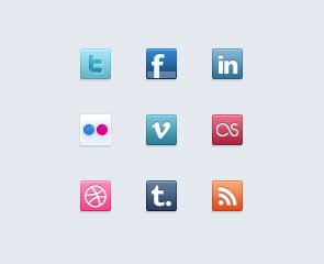 Freshy Social Icons