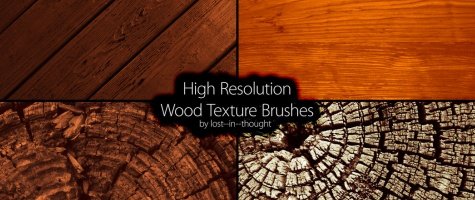 High-Res Wood Brushes