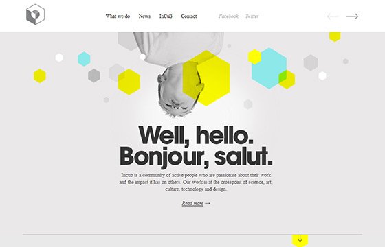 instantShift -  Inspirational CSS Web Designs