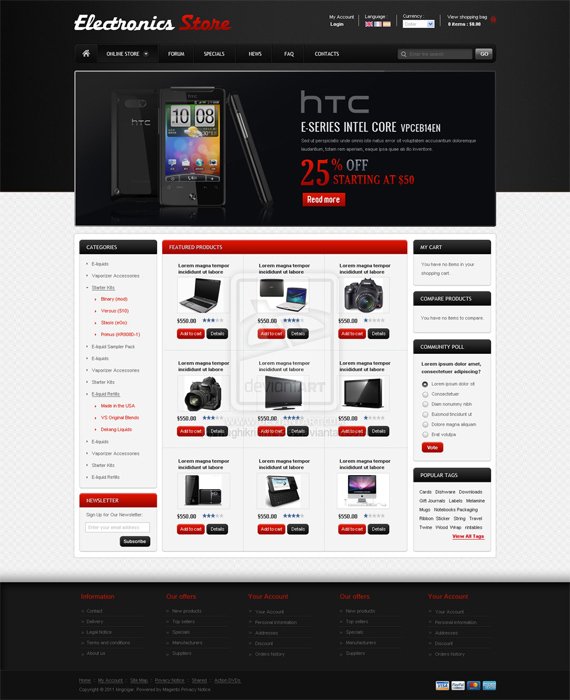 Electronics-shop-splendid-trendy-web-design-deviantart