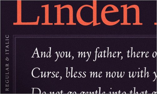 Linden1 in New High-Quality Free Fonts