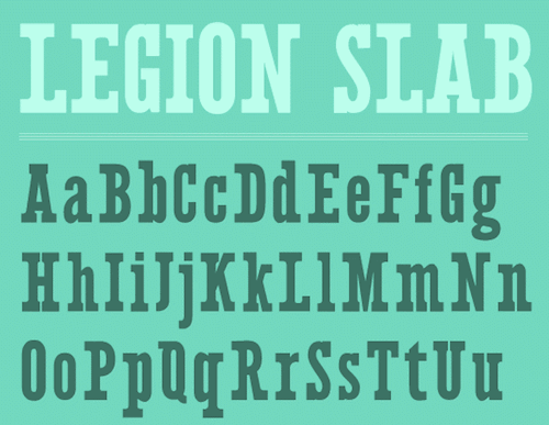 Legion in New High-Quality Free Fonts