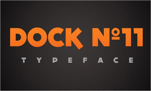 Dock-11-type in New High-Quality Free Fonts