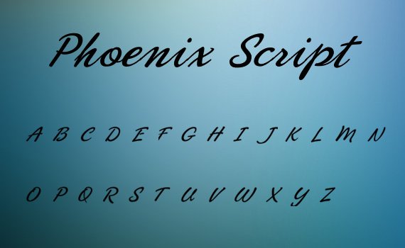 Phoenix-script-fresh-free-fonts-2011