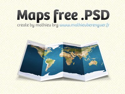 Map-free-psd-dribbble
