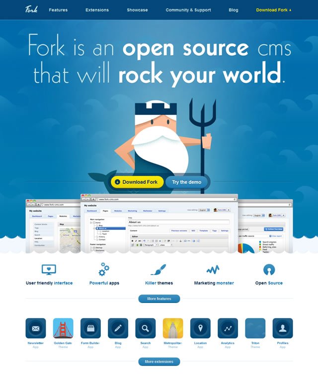 Fork the Open Source CMS