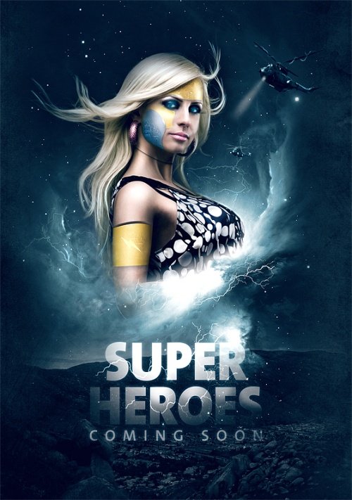 Make a Superhero Movie Teaser Poster