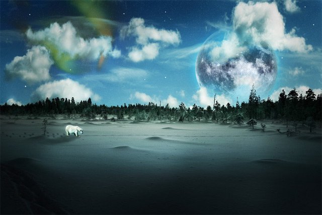 Create a Surreal Arctic Scene in Photoshop