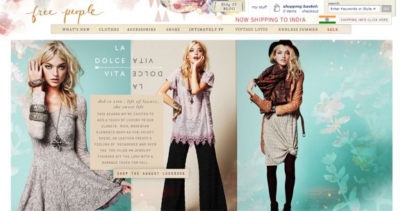 25 时尚美艳的网站设计作品欣赏