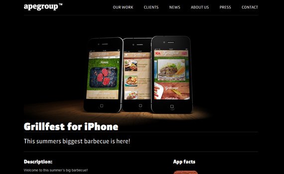 Grillfest-iphone-app-web-design-inspiration