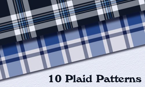 10 Seamless Plaid Patterns