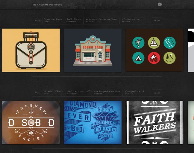 365 Awesome Designers